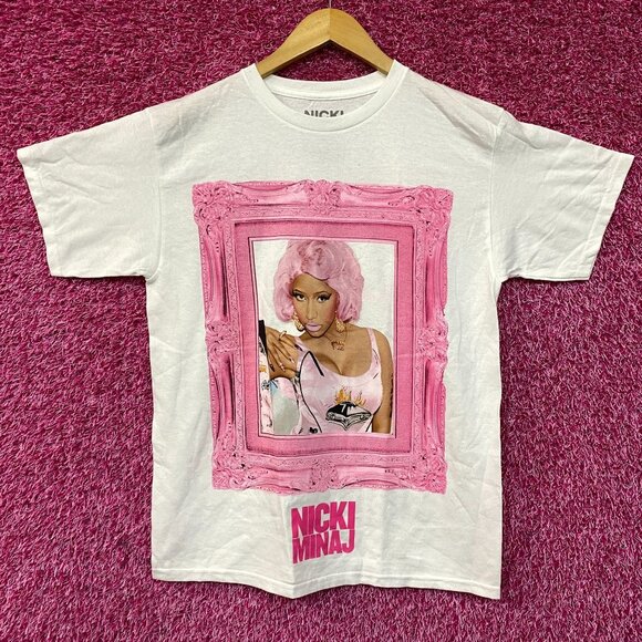 Nicki Minaj Pink Portrait Pink Friday: Roman Reloaded Album T-Shirt Small - Picture 1 of 5
